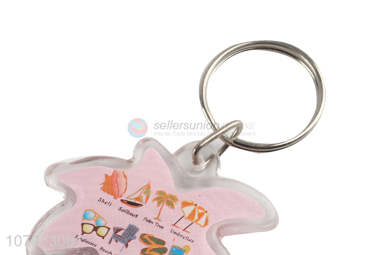 Cartoon Coconut Tree Shape Keychain Fashion Key Ring Wholesale