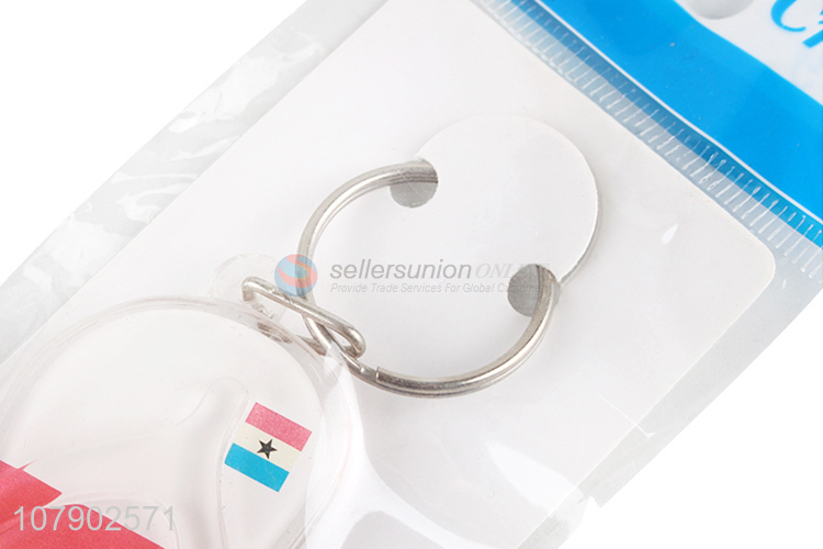 Factory Direct Sale Acrylic Flip-Flops Key Chain