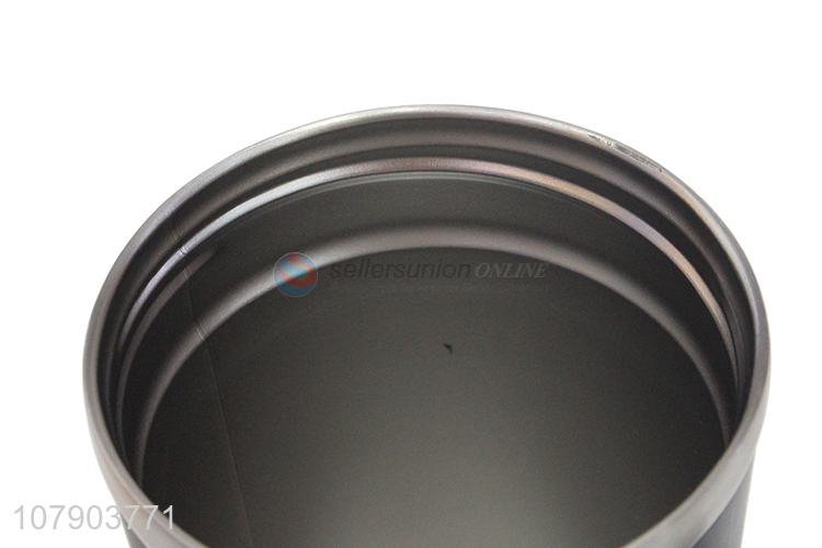 China factory black stainless steel sports vacuum cup with top quality