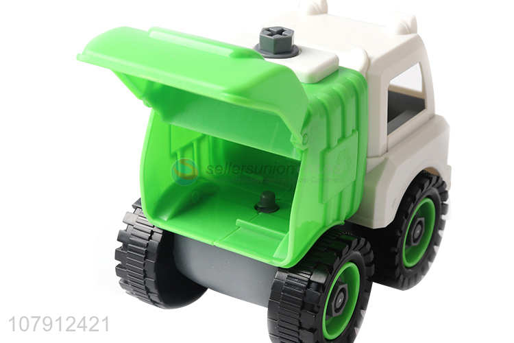 China factory car model toy sanitation truck toy kids plastic toys