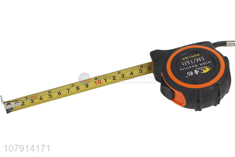 Factory wholesale retractable tape measure 5 meters steel tape measure