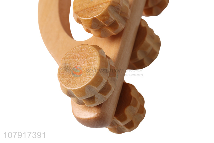 Good Sale Wooden Massager Handheld Roller Massager