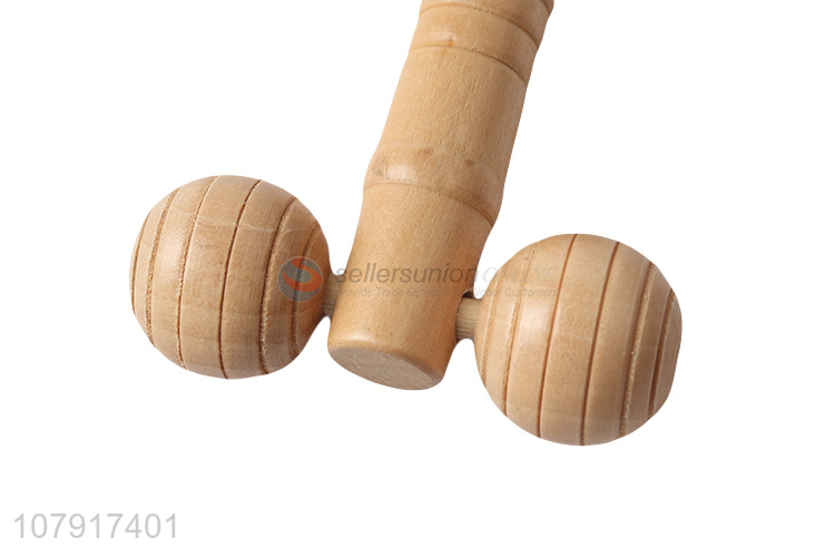 New Design Manual Body Massager Wooden Roller Massager