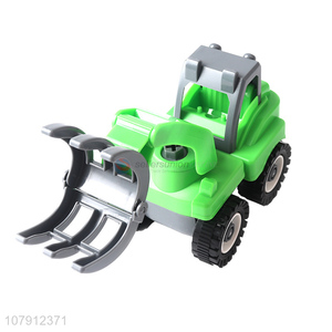 Customized plastic toy car construction truck toy with high quality