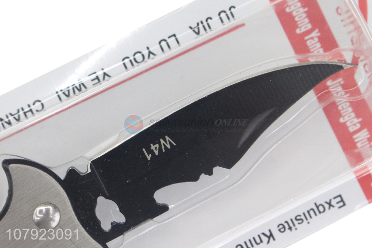 Hot selling stainless steel portable folding fruit knife