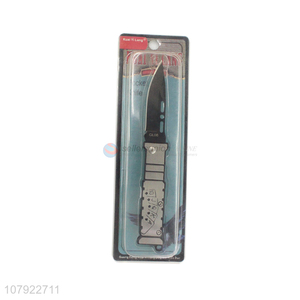 China Export Stainless Steel Portable Travel Folding Fruit Knife