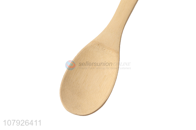 Low price kitchen wares eco-friendly bamboo spoons non-stick cooking spoons