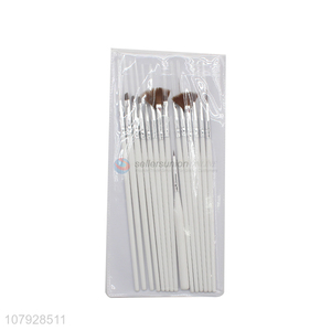 Factory direct sale white universal 15 nail brush set