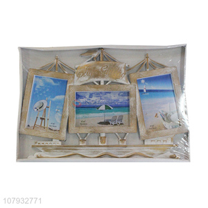 Fashion style ship shape family combination photo frame for decoration