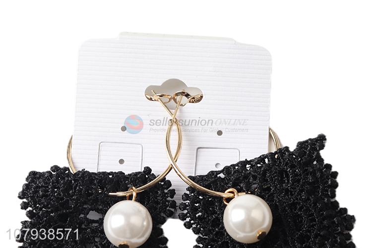 Fashion products black women tassel earrings with pearl for sale