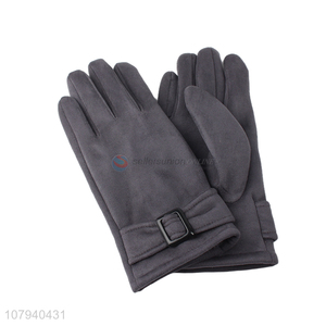 China imports men winter gloves fleece lined thermal cycling driving gloves