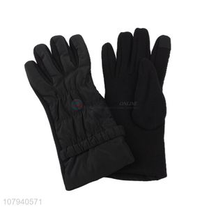 Most popular ladies winter gloves waterproof fleece lined driving gloves