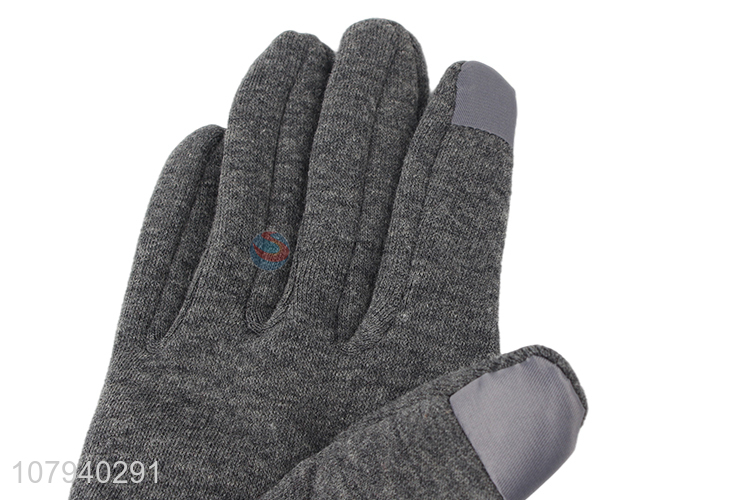 Hot sale ladies winter gloves hot drilling outdoor thickened cycling gloves