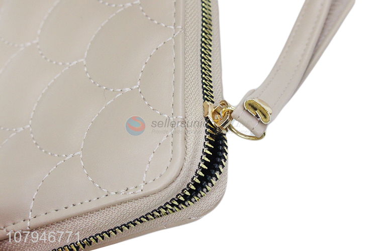 Top products durable portable wrist wallet fashion long wallet