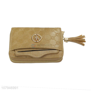 Goood price delicate design short women wallet with top quality