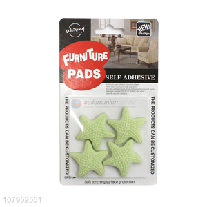 Cute Starfish Shape Silicone Floor Protector Furniture Mat