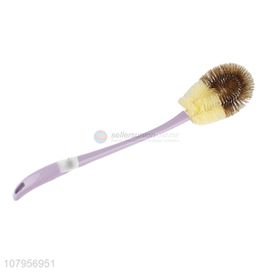 Yiwu exports purple plastic toilet brush general toilet cleaning brush