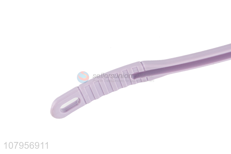 China factory purple plastic long handle toilet brush sanitary cleaning brush