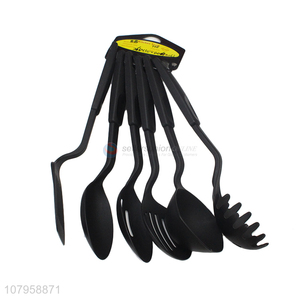 New product kitchenware black nylon food grade kitchen spatula set