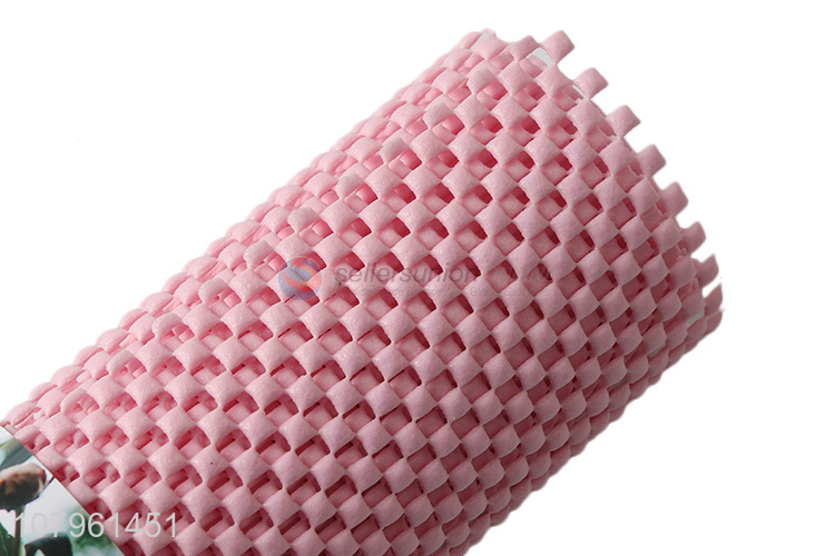 New product pink decorative floor mat hollow air bubble non-slip mat