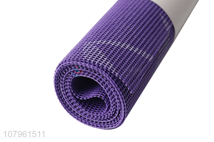 Popular style purple grid decorative mat household non-slip mat