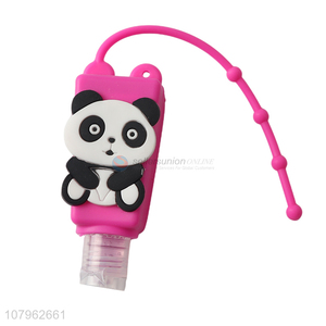 High quality blueberry aroma antibacterial hand gel with cartoon silicone case