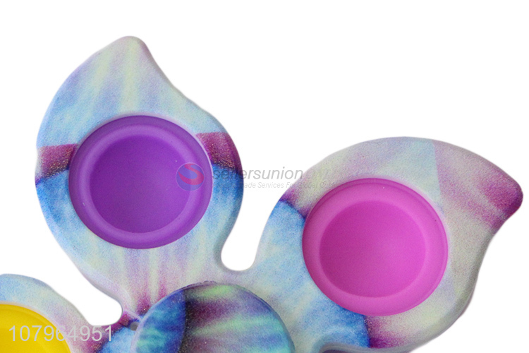 Hot selling 2 in 1 fidget spinner push pop bubble toy for adults