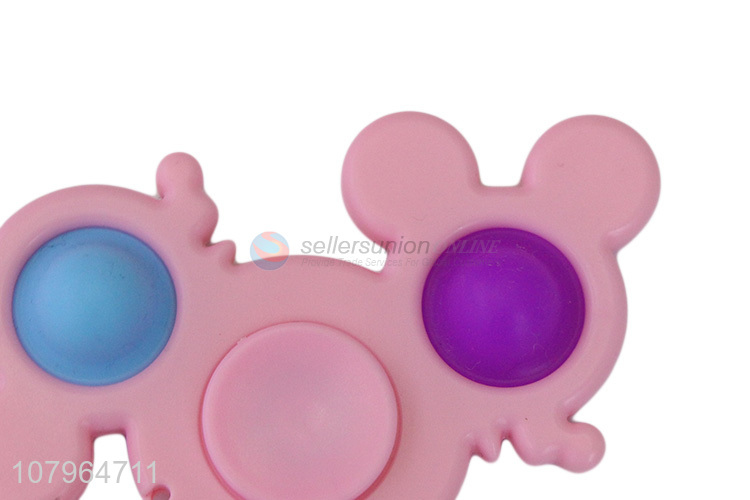 Online wholesale simple dimple fidget toy silicone hand spinner toy