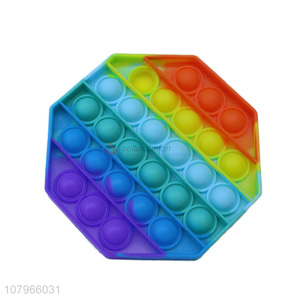 Most popular colourful silicone push bubble fidget toys for sale