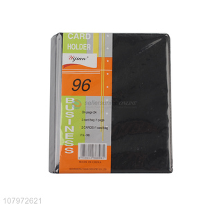 New arrival pu leather business card holder name card book for sale