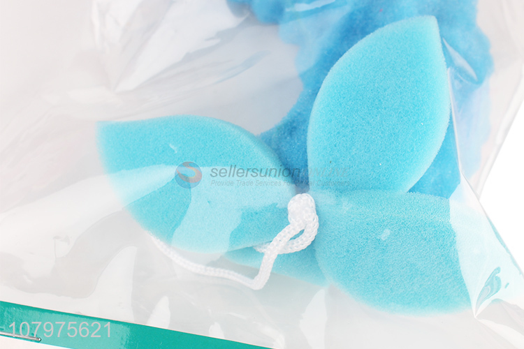 Factory wholesale 3d banana shape bath sponge soft exfoliating puff