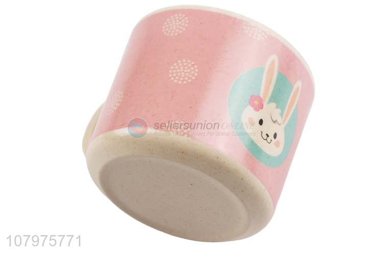 High Quality Bamboo Fiber Cup Cute Water Cup With Handle