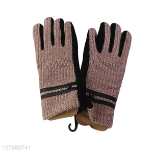 Fashion Style Soft Women Gloves Winter Cycling Gloves