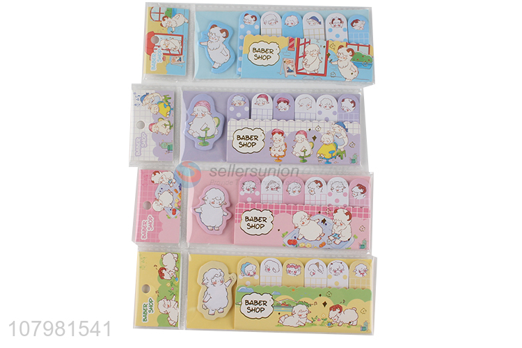 Latest products cute design cartoon post-it notes with cheap price