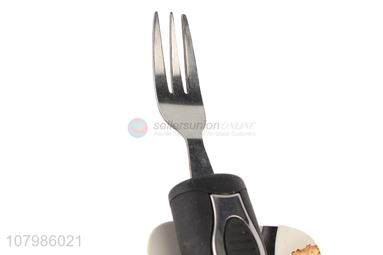 Top Quality Soft Non-Slip Handle Stainless Steel Fork Dinner Fork