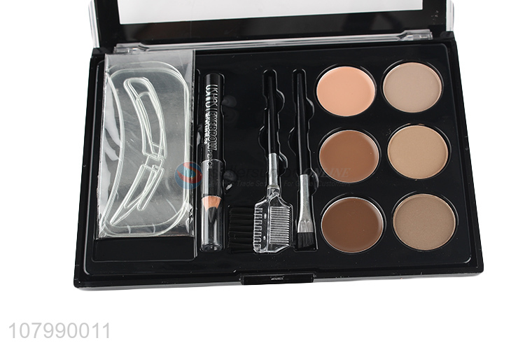 High quality makeup eyebrow powder sweatproof eyebrow powder set