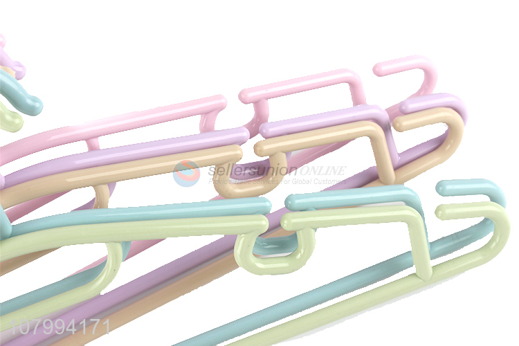 Yiwu market bright color multi-use clothes hanger skirt hanger scarf hanger