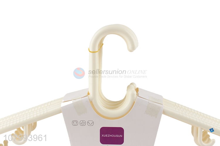 New arrival household plastic anti-skid clothes hanger hotel skirt hangers