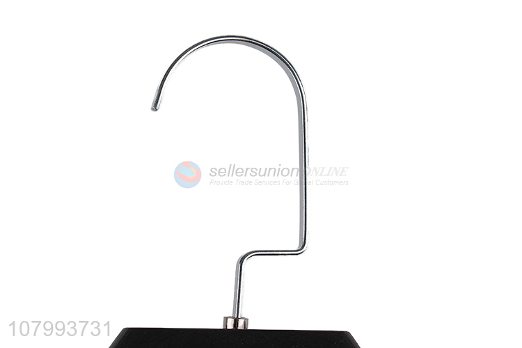 Recent design imitated wood grain clothes hanger anti-slip thick coat hanger