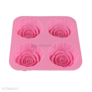 Fashion Rose Design Silicone Cake Mould Cupcake Mold