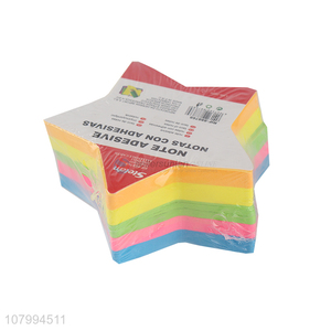 Good selling creative star shape paper sticky note wholesale