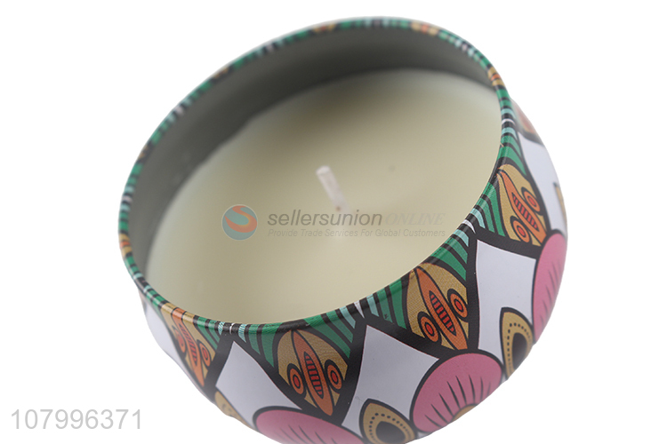 Fashion Printing Jar Candle Creative Scented Candle For Sale