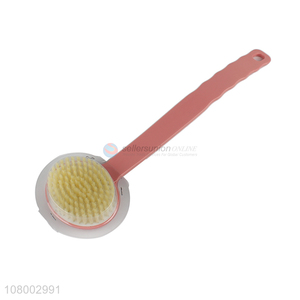 New Design Long Handle Plastic Massage Cleaning Bath Brush