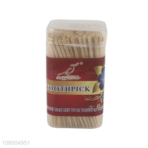 China wholesale bamboo sticks household toothpick for dining table supplies