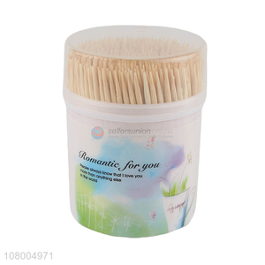 Top quality bamboo toothpicks disposable home improvement toothpicks