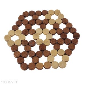 Latest products eco-friendly bamboo dinning table mat heat insulation pad