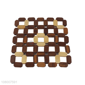 Hot selling durable home kitchen bamboo heat-resistant pad mat