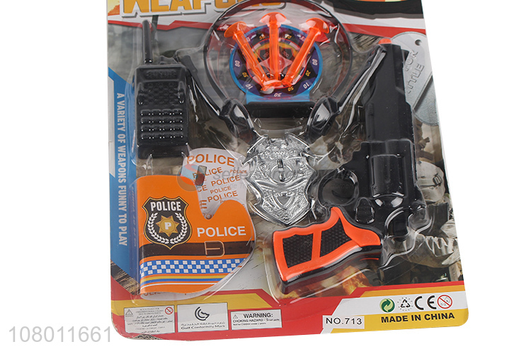 Yiwu market cop pretend play toy police toys role play set