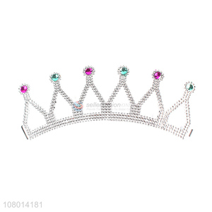 Good price plastic princess girls crowns party tiaras wholesale