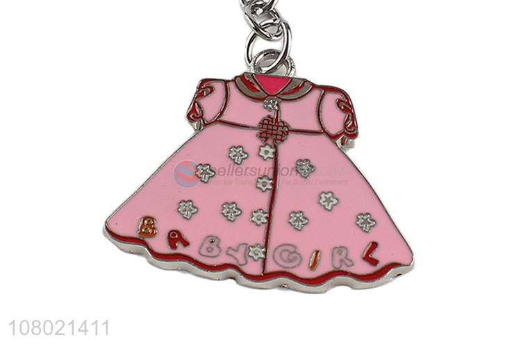 Recent design metal pendant key chain enamel key ring cartoon keychains